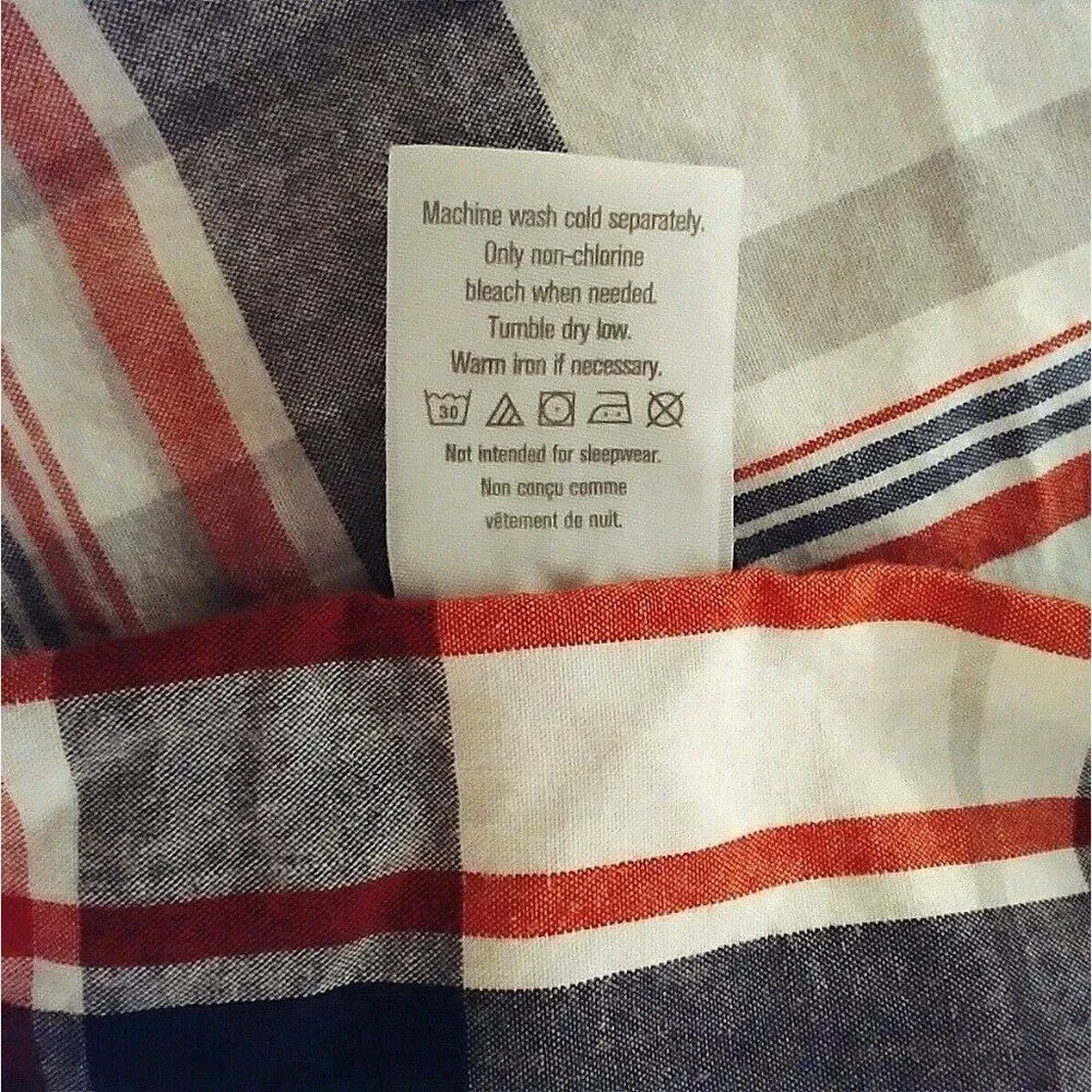 XS Gymboree Boys Plaid Button-Front Shirt